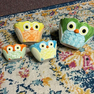 Pier 1 Owl Measuring Cup 4 piece set